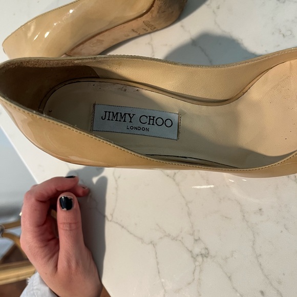Jimmy choo peep toe patent leather heel - Picture 7 of 7